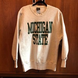 Soffe Fleece Vintage Michigan State Sweater